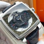 Copy TAG Heuer Monaco Mikrograph Watch SS Black Dial